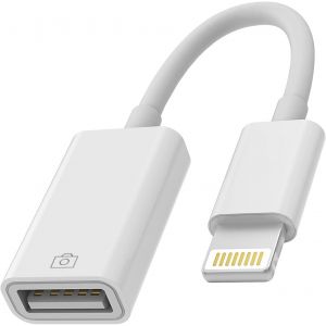 TRAHOO-Lightning vers Jack Cable Adaptateur USB Iphone Certifi&eacute; Apple MFI USB A Prise OTG Camera pour 14 13 12 11 Pro Max 7 8 Plus X Se XS XR Ipad Air 3.0 Prise Cle Convertisseur Flash Disque Stick A - Neuf