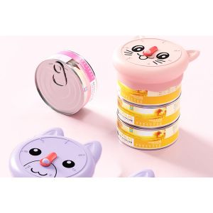 Lot De 10 Couvercles En Silicone Pour Bo&icirc;tes De Nourriture Pour Chiens Et Chats, Compatibles Avec Les Bo&icirc;tes De 6 &Agrave; 8 Cm, Lavables Au Lave-Vaisselle, Fermeture Herm&eacute;tique. - Neuf