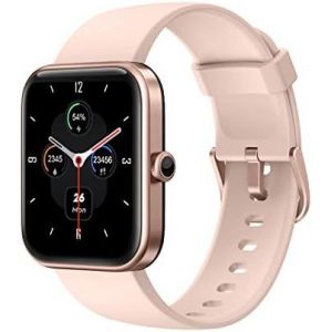 Montre Connect&eacute;e Femme Smartwatch Alexa Int&eacute;gr&eacute; Oxymetre Montre Sport Podometre Cardiofrequencemetre Montre Intelligente Etanche IP68 Montre Running Chronometre Meteo pour Android iOS - Neuf