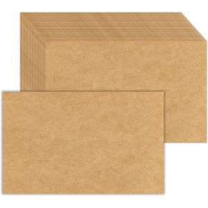 Tianyi-Lot De 100 Feuilles De Papier Cartonné Vierge Kraft De 10,2 X 15,2 Cm Pour Imprimantes, Cartes Postales, Invitations, V?ux, Notes, Cartes De Remerciement, Cartes D'index U2013 Uni Pour Écritu - Neuf