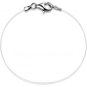 Kal-Chaîne Fil En Nylon Transparent, Collier Femme Fil De Peche Invisible - Neuf