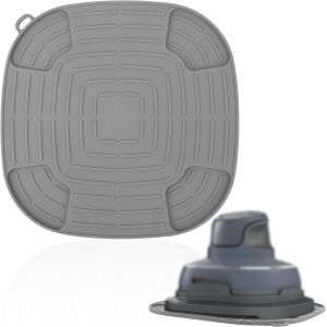 KALANKA-Tapis en Silicone Résistant à la Chaleur pour Friteuse à air Ninja Crispi, Dessous de Plat Antidérapant en Silicone Résistant la Chaleur Compatible avec Ninja FN101GY/FN101SG/FN101ST - Neuf