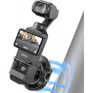 Pocket 3 Support magnétique pour DJI Osmo Pocket 3/2 pour Insta360X4/X3/GO 3 pour GoPro Hero 12/11/10 Series Camera Accessories, Aluminum Stable Bracket Non-Slip Support Adapter with 1/4 Scr.[F186] - Neuf