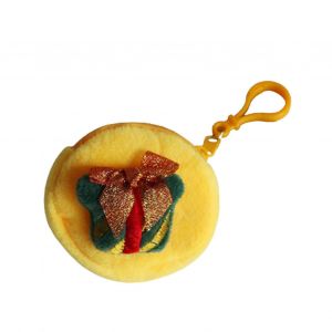 No&euml;l Porte-Monnaie Soft De Dessin Anim&eacute; En Peluche Porte-Monnaie Avec Pince De Saison - Neuf