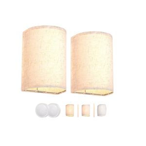 Ensemble d'appliques murales &agrave; piles avec variateur, commande tactile et &eacute;clairage RGB - Neuf