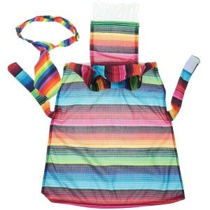 Poncho Mexicain Vibrant Pour Chien ¿ Tenue Ajustable Pour Fêtes Et Célébrations ¿ Vêtement Pour Chien Adorable Et Confortable - Neuf