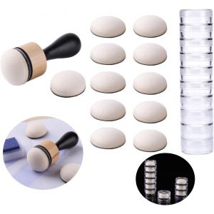 23 Mini Outil De M&eacute;lange D'encre,Avec Mousse De Rechange Pour Mousse,Scrapbooking,Peinture,Dessin,Fournitures D'art,Outils De Gaufrage - Neuf