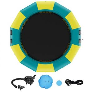 Trampoline Aquatique Gonflable De-Duoku-3 Pieds-Plate-Forme De Natation-Divertissement Flottant En Plein Air-Mat&eacute;riau Pvc Durable - Neuf