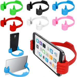 acdsgd-6 Pi&egrave;ces Thumbs Up Support Telephone Bureau, Supports de T&eacute;l&eacute;phone Pouce Lev&eacute;, Support de t&eacute;l&eacute;phone Portable Thumbs pour iPhone iPad Samsung et Huawei avec Tous Les Smartphone - Neuf