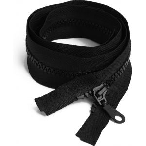 Mevronisshop-Fermeture &Eacute;clair S&eacute;parable, 80 Cm, Avec Tirette D&eacute;corative En Noir, R&eacute;sistante Et Durable Pour Couture, Ameublement, Vestes Et Accessoires (Noir) - Neuf