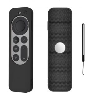 Silicone Coque Compatible Avec 2022 Apple Tv 4K (3E G&eacute;n&eacute;ration) / Apple Tv 4K 2021 Siri T&eacute;l&eacute;commande,Antid&eacute;rapant &Eacute;tui De Pro[Z426] - Neuf