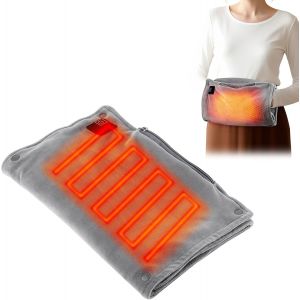 JGD-Coussin Chauffant &Eacute;lectrique,Pad Thermique &Eacute;lectrique 30x60 cm,Heating Pad,Couverture Chauffante Intelligente,Lavable,Heating Pad Electric,pour Dos, Cou, &Eacute;paules et Abdomen - Neuf