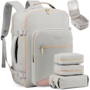 KALANKA-Sac à Dos de Voyage Femme, Sac a Dos Voyage Cabine Avion Bagage Backpack Travel Ryanair, Imperméable Sac Ordinateur Portable Sac a Dos Valise de Randonnée Affaires Travail - Neuf