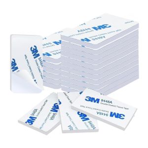 60 Pièces Adhesif Double Face Extra Fort Mousse, Ruban Adhésif Double Face Multifonctionnel, Adhésif Puissant Pour L'Artisanat, Pe - Neuf