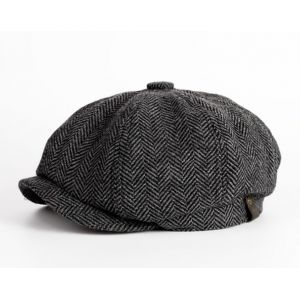 Chapeau Gavroche Homme Chevron Baker Boy Cabbie Plat Chapeau Gavroche Vintage Le Meilleur Cadeau De Saint Valentin C - Neuf