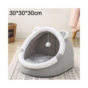 Coussin Confortable Pour Chat - Coussin D'int&eacute;rieur Lavable En Machine Pour Animaux De Moins De 8 Kg, Velours Doux Et Coton Pp, Design Semi-Ferm&eacute; Pour Plus De Confort - Neuf