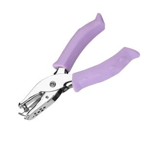 Chenquansarl-Perforatrice &Agrave; Trou Unique - Violet - Poign&eacute;e Souple - Convient Pour Le Bricolage, Les &Eacute;tiquettes, Les V&ecirc;tements, Les Factures, Le Scrapbooking - Neuf