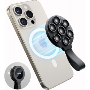 2025 Support Telephone Ventouse Magsafe, Polyvalent Support À Ventouse Telephone Voiture Pour Iphone 16/15/14, Magnétique Phone Holder Pour Douche, Créateurs Tiktok, Vidéos Et Self[Car780205] - Neuf