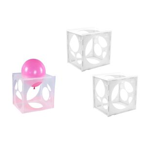 Bo&icirc;te de mesure pour ballons &agrave; 11 trous, outil de mesure pliable en plastique pour d&eacute;corations de f&ecirc;te - Neuf