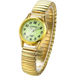 Eryi-Montre Mode Simple/Facile À Lire/Grand Cadran Numérique/Montre À Bracelet Élastique - Neuf
