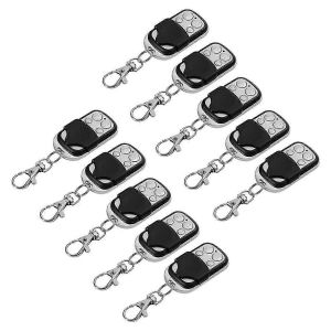 10Pcs Electrique Clonage Universel Porte De Garage Ouvre-Porte Télécommande Fobs 433MHz Clé De Remplacement - Neuf