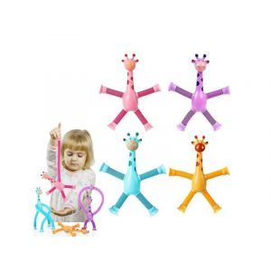 Lot de 4 jouets sensoriels &agrave; ventouse t&eacute;lescopique pour enfants - Neuf