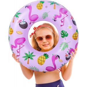 Anneau De Natation Gonflable Pour Enfant, Flotteur De Piscine Pour B&eacute;b&eacute; En Pvc, Bou&eacute;e De Piscine Ronde, Jouet De Piscine Gonflable Pour &Eacute;t&eacute; Piscine Plage F&ecirc;te - Neuf