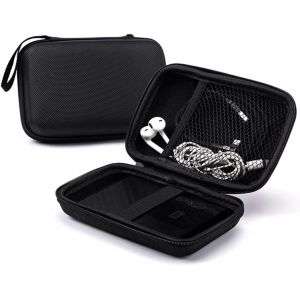 CHENG-1pc Coque pour disque dur externe, Étui pour Portable SSD, Étui pour Disque Dur externe - Coque Rigide Antichoc pour SSD Portable de 2,5 Pouces, pour câble Accessoires, pour disque dur externe - Neuf