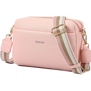 RFCBC-Petit Sac Bandouliere Femme, Sacoche Telephone Portable Femme en Cuir et Sac a Main Pochette Téléphone Bandoulière avec Large Sangle Réglable Élégant Sac a Bandouliere Femmes Ado Fille - Neuf