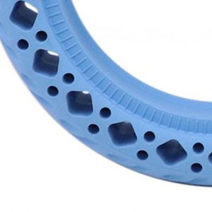 Pneu En Nid D'abeille Pour Trottinette Electrique Xiaomi, Piece De Rechange, Bleu - Neuf