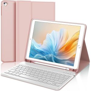 Tianyi-Clavier Pour Ipad 6 Ème - Coque Clavier Pour Ipad 9,7 Pouces (6ème / 5ème), Azerty - Neuf