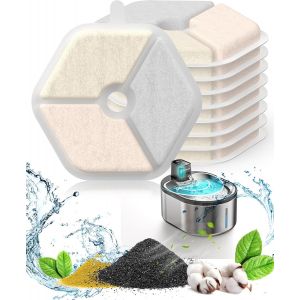 Fontaine D'eau 4l Pour Chat Sans Fil, Fontaine Pour Chat Sans Fil En Acier Inoxydable Avec Détecteur De Mouvement, Avec Batterie 3000mah, Rappel Intelligent, Pompe Silencieuse, Filtre - Neuf