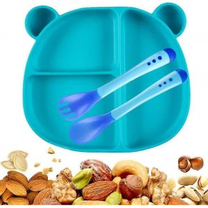 Plaque D'aspiration Pour B&eacute;b&eacute;, Napperon En Silicone Antid&eacute;rapant Pour Tout-Petits Avec Ventouse Forte Convient &Agrave; La Plupart Des Chaises Hautes, Pour Enfants - Neuf