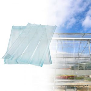 Plaque de couverture, ondul&eacute; , transparent, l.90 x L.1.20 cm, Ep.2 mm,3pcs - Neuf