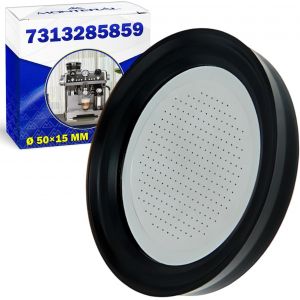 KAL-Filtre À Crème Pour Expresso Machine A Cafe Ø 50 Mm Avec Code Original 7313285859 Pour Delonghi Cpa Rp Bar Bco Ec Es -Garantie De 10 Ans - - Neuf