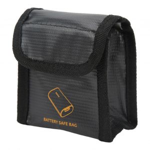 Sac De Sécurité De Batterie Pochette De Protection De Batterie En Nylon Ignifuge Résistante Aux Hautes Températures Antidéflagrante Pour Lunettes Dji Fpv Pour 2 Batteries-Générique - Neuf