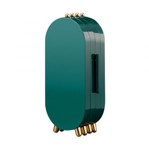 Bo&icirc;te &Agrave; Bijoux Pliable Avec Miroir Pour Boucles D'oreilles Et Colliers - Pr&eacute;sentoir De Rangement Anti-Poussi&egrave;re - Neuf