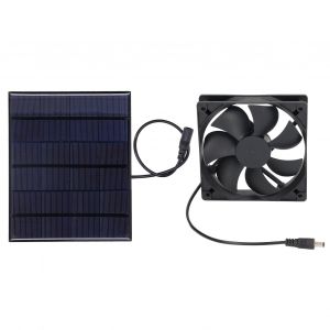 Ventilateur Solaire Portable 3,5 W 6 V Pour Poulets, Chiens, Animaux Domestiques, Maisons, Camping En Plein Air - Neuf