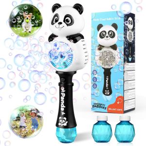 Eryi-Machine À Bulles Pour Enfants De 3 À 8 Ans : Baguette À Bulles Lumineuse Panda Pour Enfants De 3, 4, 5, 6, 7, 8, 9, 10 Ans, Cadeaux D'anniversaire Pour Tout-Petits, Cadeaux Pour Garçons Et - Neuf