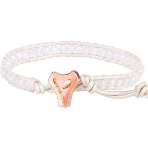 Kal-Bracelet Cuir Femme Bracelet Jonc De Perle Tila Handmade Bracelets D'amiti&eacute; R&eacute;glable - Neuf