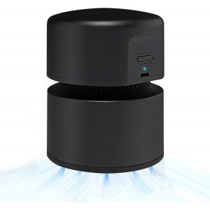 NouvelHorizonstore-Aspirateur de Table, Aspirateur de Bureau, USB Rechargeable, 120 Minutes D'autonomie, Fonction D'arr&ecirc;t Automatique, Aspirateur de Table sans Fil &agrave; 360&deg; pour &eacute;cole, Bureau, Maison, - Neuf