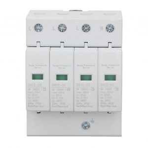 XYONG Boitier de distribution blanc, dispositif de protection contre les surtensions, IP20, boitier de combinaison simple et sur, parafoudre 60 kA 4P 385 V - Neuf