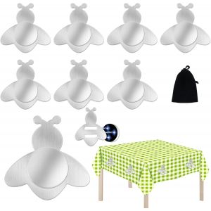 ChenQuanSarl-8 Pièces Poids De Nappe Magnétiques, Poids Pour Nappe Pour Extérieur En Acier Inoxydable, Poids De Rideaux Extérieur Avec Sac De Rangement, Pince Magnétique De Table Pour Pique, Jardin, - Neuf