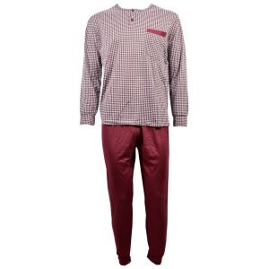 Pyjama Homme Long Eco 2305 Bordeaux - Neuf