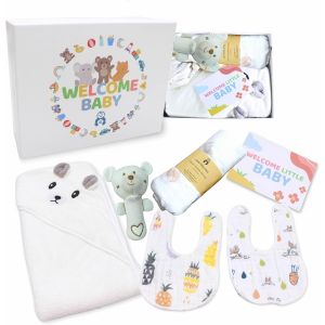 Yemaesre-Panier Bébé Nouveau-Né. Cadeau Coffret Bébé Mixte Garçon Et Fille. Ensemble Cadeau Pour Bébé. Boîte Pack De Bienvenue. - Neuf