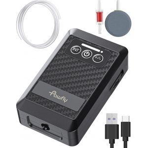 Aérateur D'appâts Vifs Ultra Silencieux Pompe À Air À Piles Seau À Appâts Portable Pompe Petite Avec Pierre À Air Tuyau D'aération Portable Extérieur Oxygénation Poisson Bulleur - Neuf