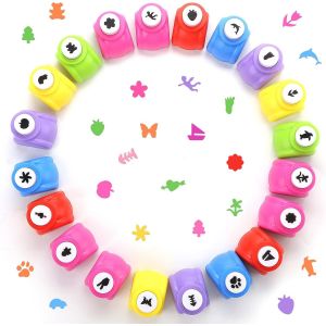 20 Pièces Perforatices À Papier Enfant, Mini Perforateur À Papier Pour Diy, L'album Photo Et Le Scrapbooking - Neuf