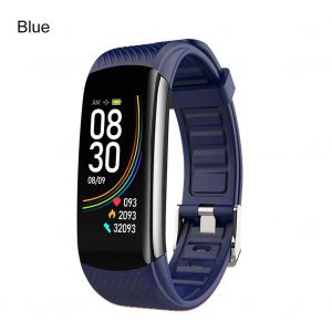 Intelligent Plein &Eacute;cran Tactile Montre Bracelet Podom&egrave;tre De Sport Bracelet &Eacute;tanche Unisexe Bleu - Neuf