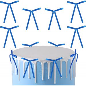 Lot De 30 N?Uds Bleus Royaux Pour Décoration De Gâteaux D'anniversaire,De Mariage,De Fête Prénatale,De Fête Prénatale,Emballage Cadeau,Fournitures De Décoration De Sapin De Noël - Neuf