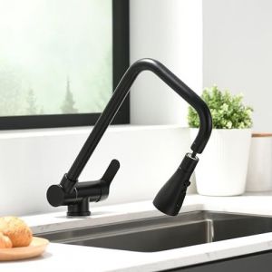 Robinet de cuisine pliable, robinet de cuisine pliable, 3 modes de vidange d'eau, robinet d'&eacute;vier pliable, robinet - Neuf